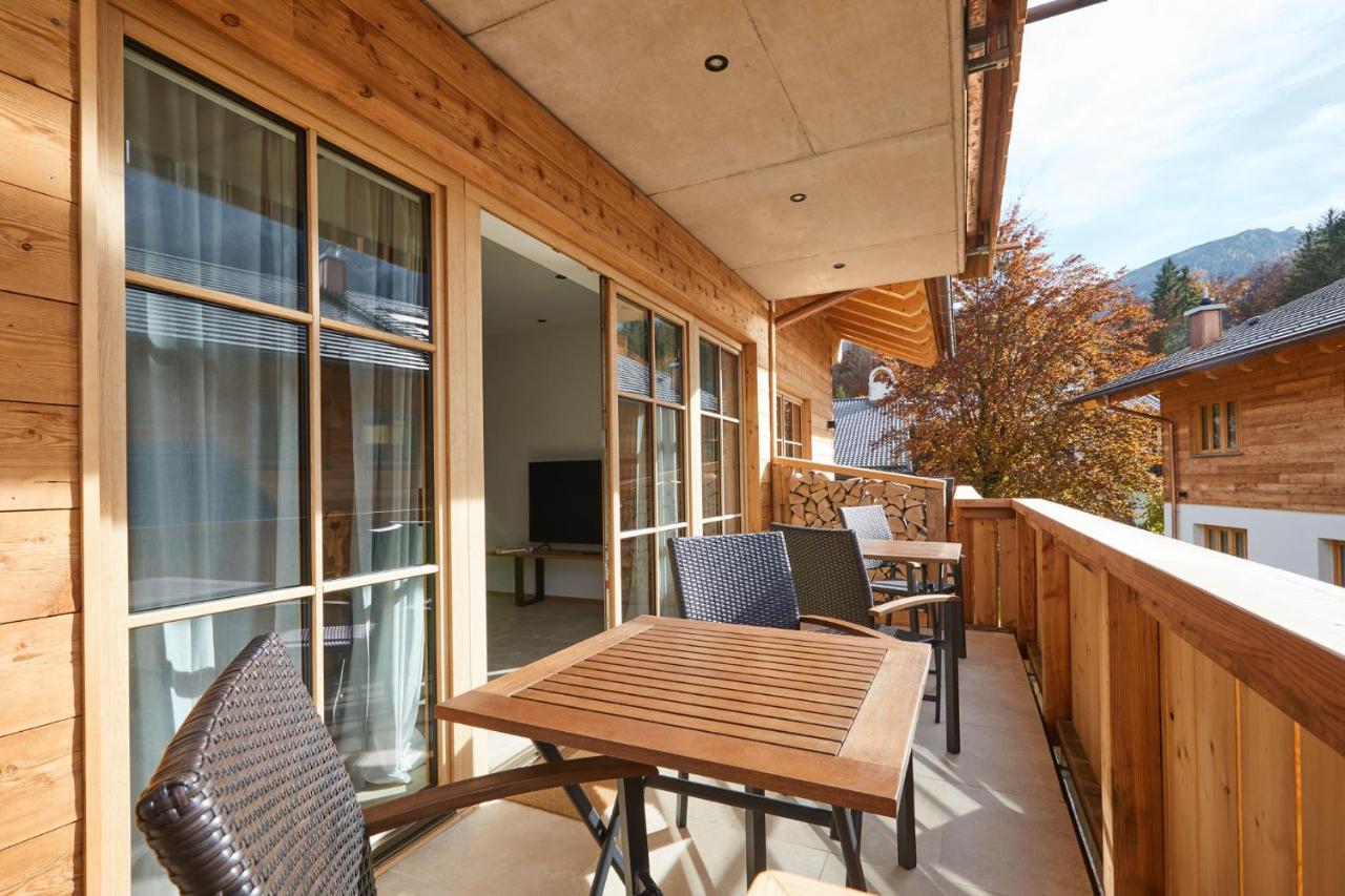 Zugspitzerei - Premium Chalet Ferienwohnungen Грайнау Екстер'єр фото